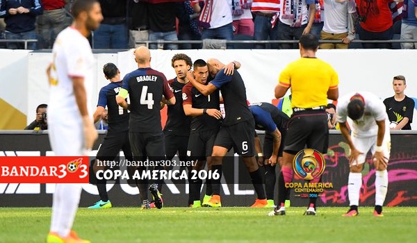 Bobby Wood Amerika Serikat Kosta Rika Copa America 2016